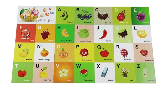 Children Floor Alphabet Fruit Jigsaw Puzzle Educational Games And Puzzles For 5 Year Olds