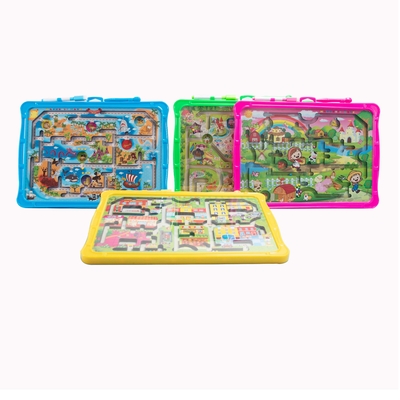 Preschooler Magnetic Puzzle Maze Toys Game With Drawing Board For 2 Year Olds