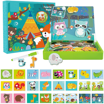 Forest Animal Jigsaw Puzzles Magnetic Puzzles For Preschooler For Kids Ages 4-8 60pcs