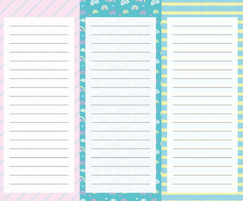 Dry Erase Magnetic Wipe Clean Meal Planner Personalized Fridge Magnets
