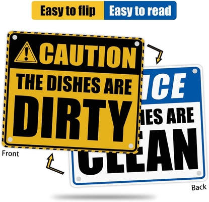 Kitchen Strong Magnetic Dishwasher Clean Sign Dirty Tag