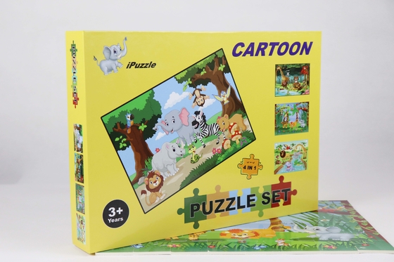 OEM Pantone Color Educational Games And Puzzles For 4-8 Years Old 4 Pack