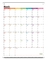 Vertical Whiteboard Calendar For Fridge Magnetic Fridge Monthly Planner