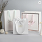 CMYK Small Wedding Ribbon Handle Gift Bags Thank You Paper Bag 300gsm