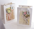 Biodegradable Takeaway Paper Bag Packaging With Window For Grocery Gift 450gsm
