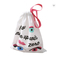 ODM Gray Hemp Cotton Fabric Bag Small Linen Drawstring Bags Custom Logo