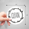 Double Sided Round Circle Dishwasher Magnet Clean Dirty Sign Indicator