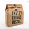 OEM Insulated Kraft Brown Paper Lunch Bag Thermal Cooler Bags For Food Picnic