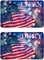 Custom Kitchen Clean And Dirty Magnets Double Sided Dishwasher Magnet 4*2.5inch USA Flags