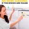 Magnet Dishwasher Clean Dirty Sign Indicator 2*2 Inch Gifts For Mom