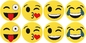 Emoji Cute Smiley Face Magnetic Dry Eraser for Blackboard Whitebaord