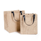 Custom Printed Linen Jute Shoulder Bag Promotional Bag With Inner Pocket