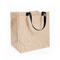 Custom Printed Linen Jute Shoulder Bag Promotional Bag With Inner Pocket