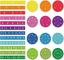 Magnetic Tile Circle Fractions Set 156 Pieces 12 Color Coding Counting And Math Toys