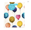 Customized 25x15x35cm Paper Shopping Bag With Handle Colorful Ballon Patterns
