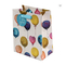 Customized 25x15x35cm Paper Shopping Bag With Handle Colorful Ballon Patterns